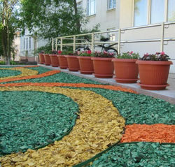 Щепа декоративная зеленая