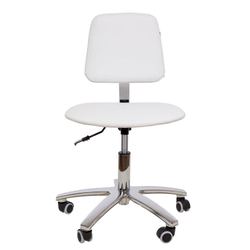 Стул мастера со спинкой ТРЕНД на прорезиненных колесиках7