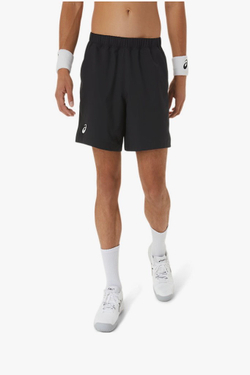 ASICS, MEN COURT 7IN SHORT, PERFORMANCE BLACK, MEN, M