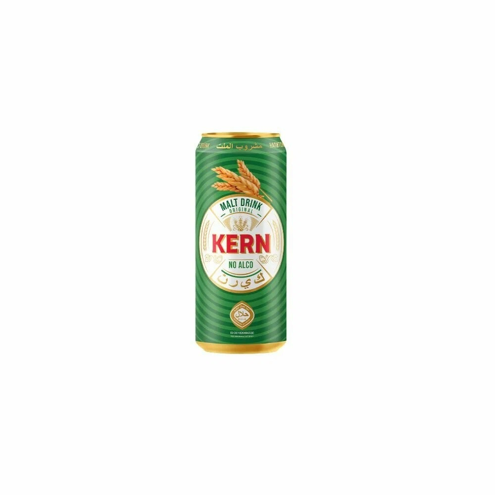 Напиток "KERN & MALT (керн солод)" безалкогольный сильногазированный, а/б 0.45л