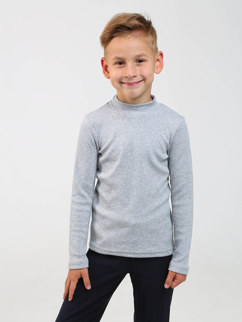 Водолазка для мальчиков "Марат-3" серый, р.146 (Ивашка)