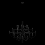 Подвесная люстра Loft It GINO 10196/800 Black