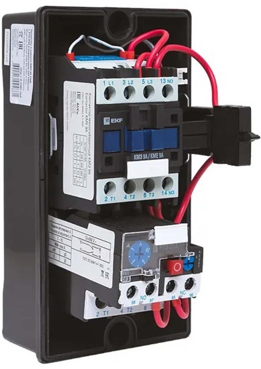 Пускатель электромагнитный  EKF ctrp-r-9-230v-led