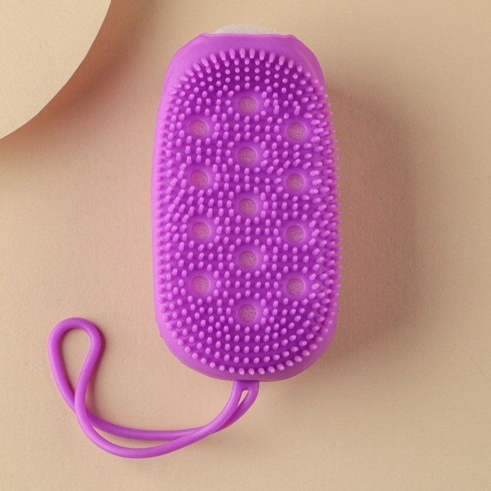 Мочалка «Мишка» (Цвет: разноцветный)