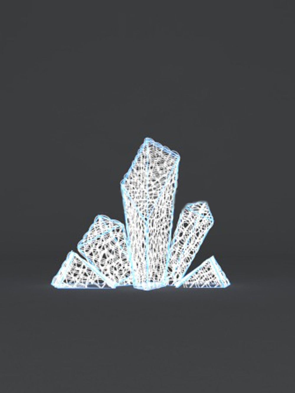 Светодиодная конструкция "Ледяной кристалл"