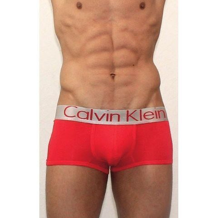 Мужские трусы боксеры Calvin Klein Mens модал Steel Red CK00059