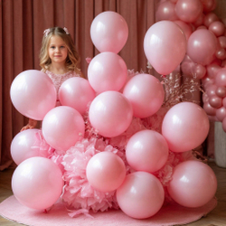 Набор 30шт. Воздушные Гелиевые Шары для девочки на выписку и День Рождения
