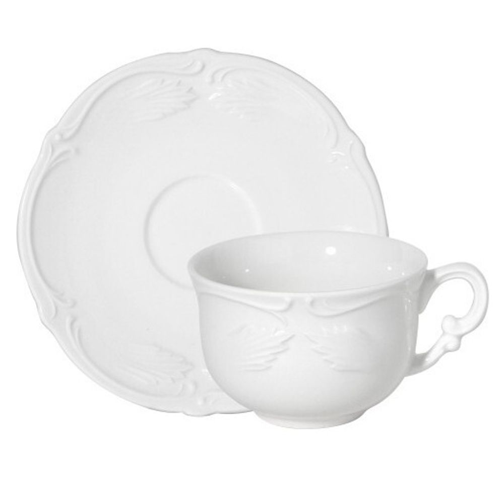 Набор чайных пар для завтрака Gien Pont Aux Choux White (270 мл), 2 шт.