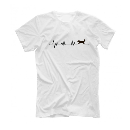 Футболка "Бордер Колли - сердечный ритм"