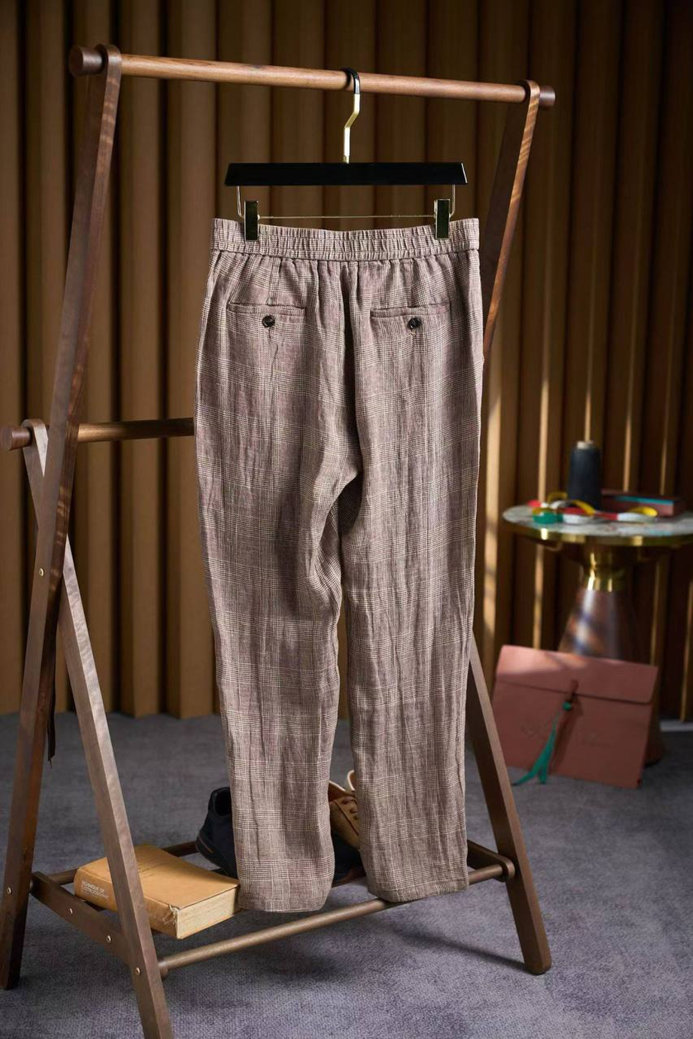 Льняной костюм Zegna