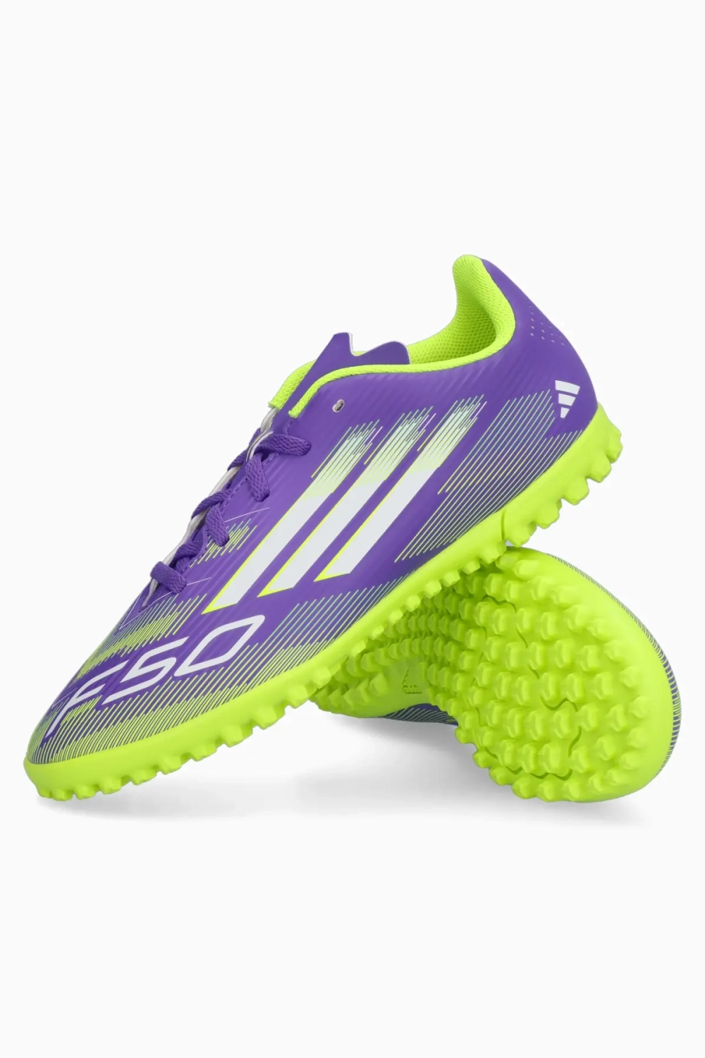 Сороконожки adidas F50 Club TF Junior - фиолетовый