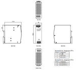 Преобразователь AC-DC сетевой Mean Well NDR-120-48