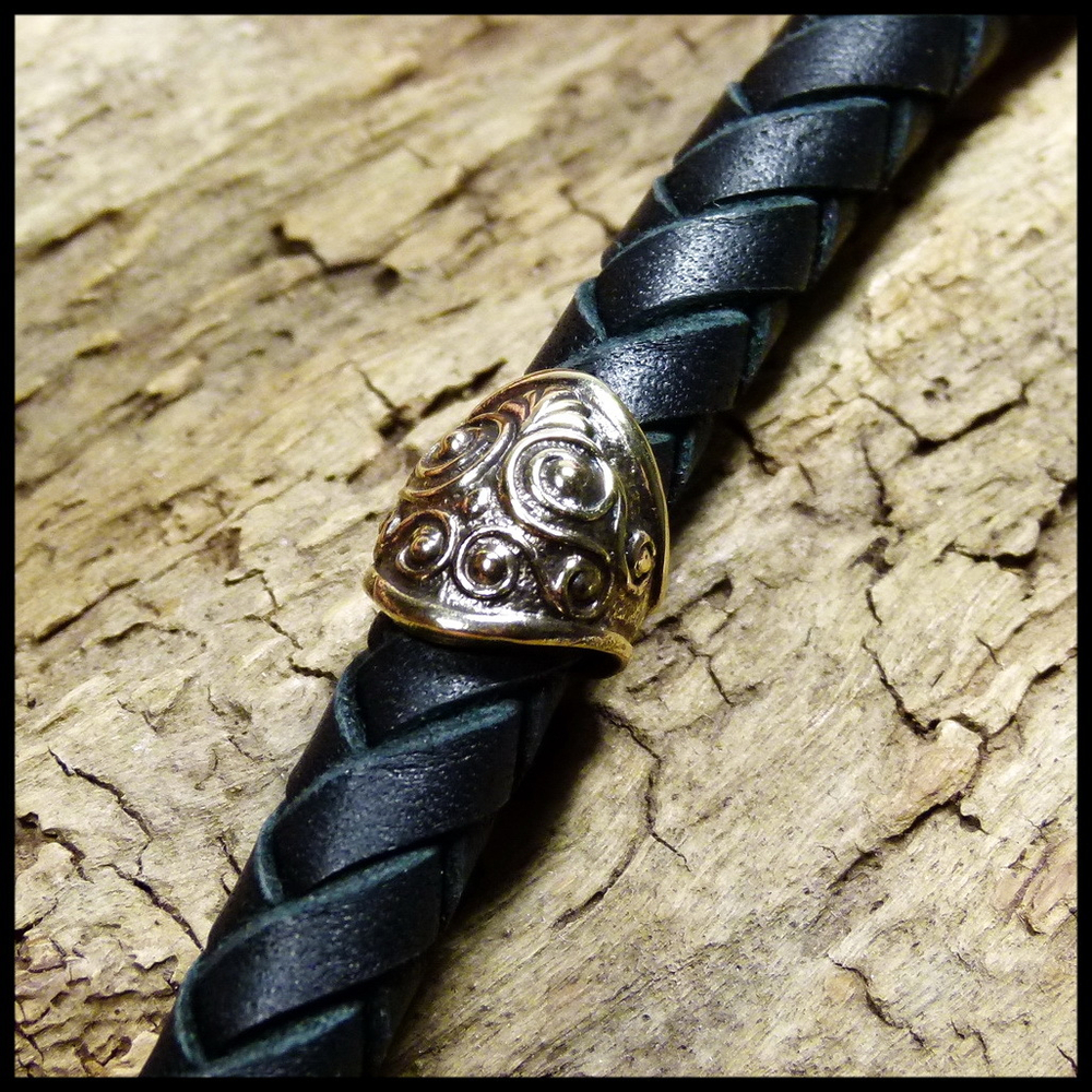 Бусина декоративная для браслетов "Атлантида" , латунь