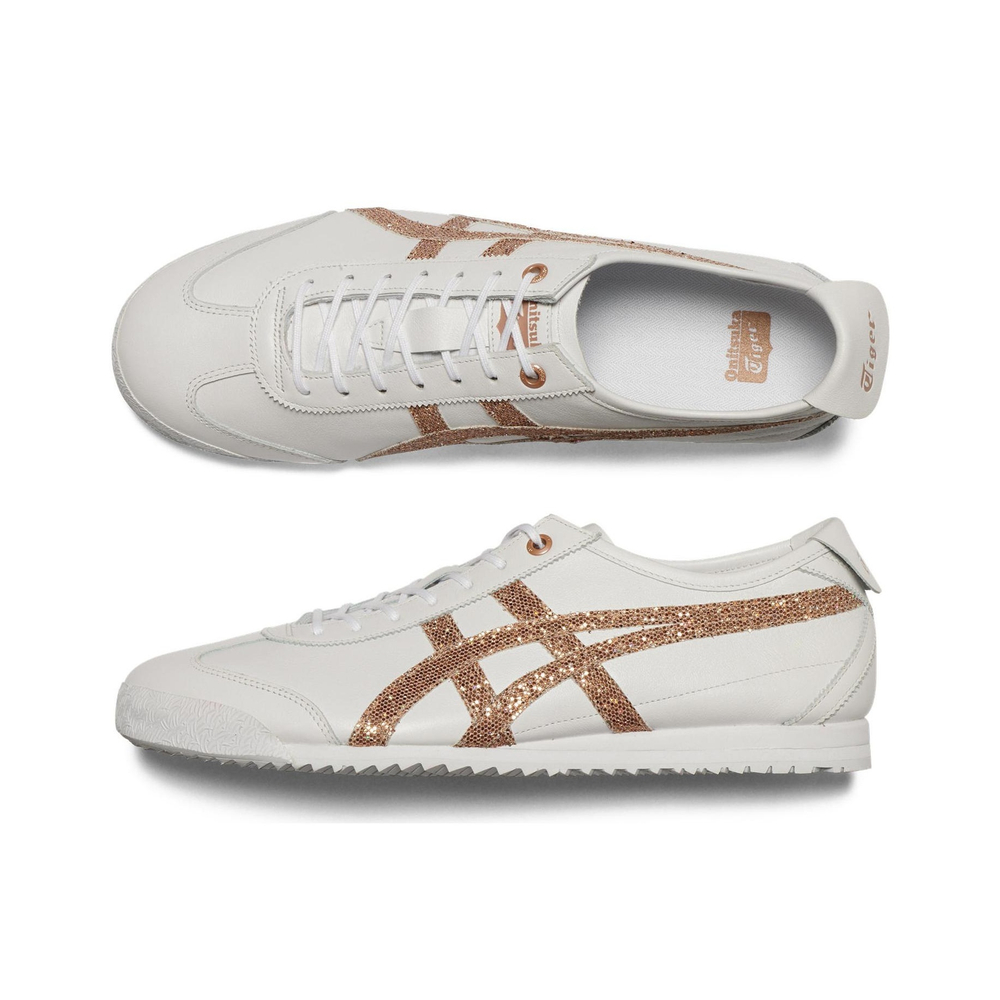 ASICS Onitsuka Tiger Mexico 66 SD White Rose Gold Glitter