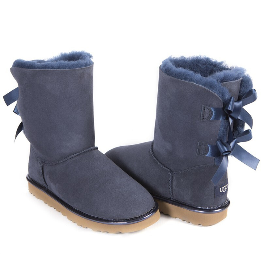 Угги Bailey Bow II Metallic Navy