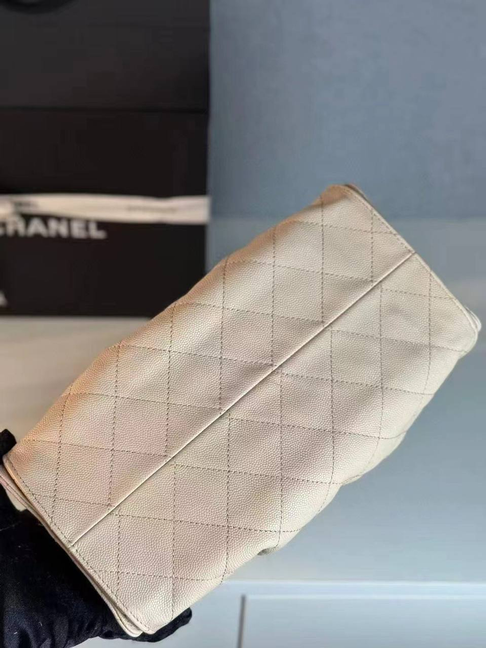 Бежевая сумка Chanel 25 Small HANDBAG