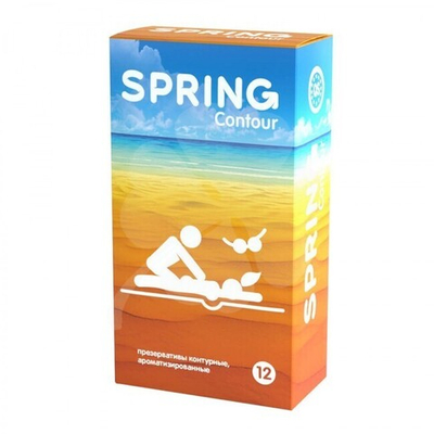 Контурные презервативы SPRING Contour (12 шт) (Цвет: прозрачный)