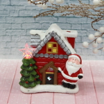 Фигурка с подсветкой Miracle «Домик с ёлочкой» 14*13 см