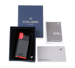 Зажигалка сигарная Colibri Evo, черно-красная