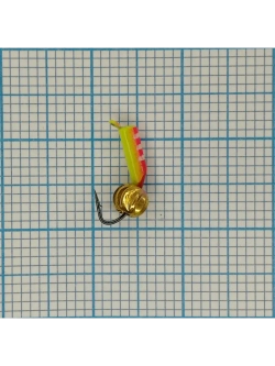 Мормышка вольфрамовая "Безнасадка" зефирка