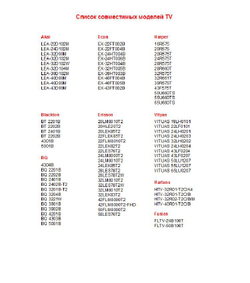 Пульт AL52D-B RC-19 для телевизора Mania, Vityaz, Blackton, Harper с Smart-TV