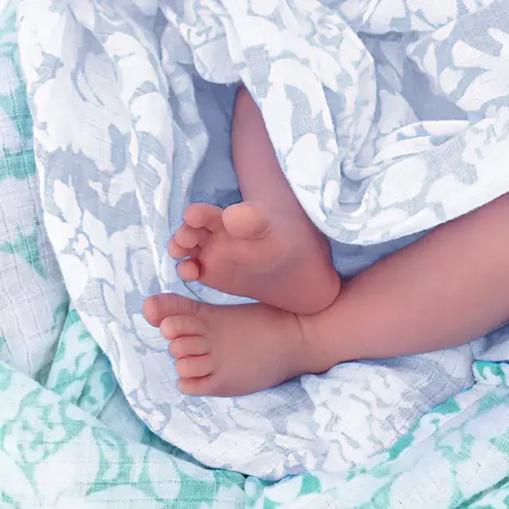 SwaddleDesigns SD-454ST Пеленка маркизет - Lush Botanical, Sterling