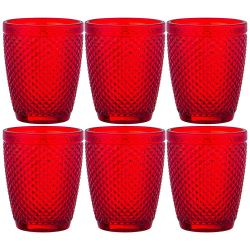 НАБОР СТАКАНОВ "ГРАНАТ" ИЗ 6ШТ. СЕРИЯ "MUZA COLOR" 280МЛ. / В=10 СМ (КОР=6НАБ.)