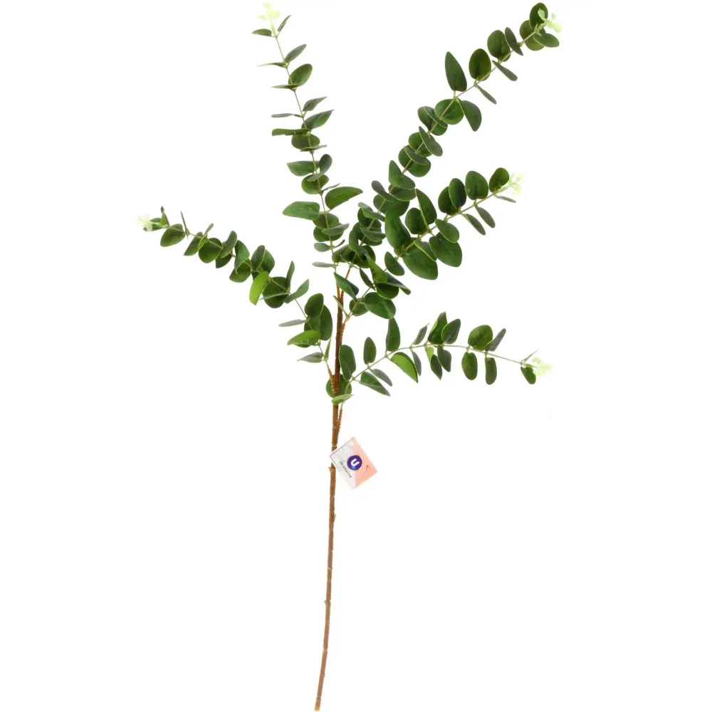 Цветок искусственный «Natur» 95см Ветка эвкалипта ярко-зеленая