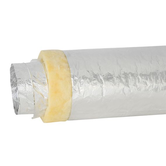 SONODEC 25-DS315мм x10м Звукопоглощающий гибкий алюминиевый воздуховод (Нидерланды)