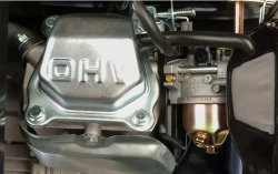 Генератор бензиновый, HUTER 4.125 КВА (7 л.с; ручной стартер; 4Т двигатель)