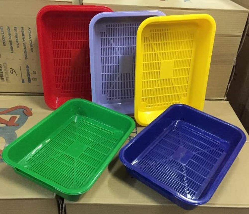 Туалет для кошек  Эдельвейс средний эконом.  цвета в ассортим.