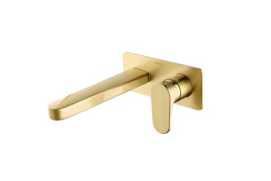 Смеситель для умывальника из стены SPECTRE Matt Gold