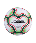 Мяч футбольный Nano №4, белый/зеленый