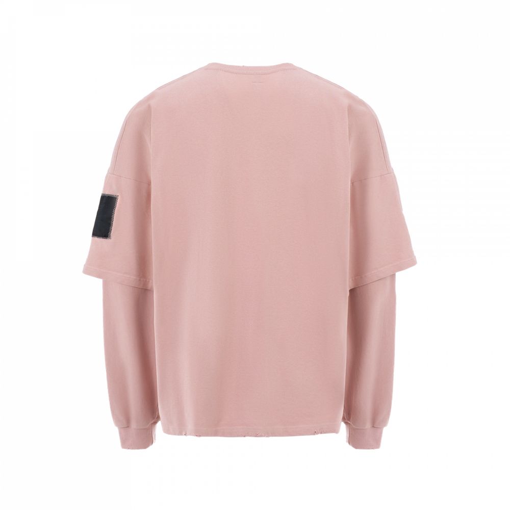 Лонгслив Heartz «Waveform» Kimono пепельно-розовый