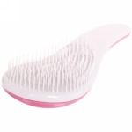 Расческа массажная «Компактная-капля», цвет розовый, в коробке, 15см