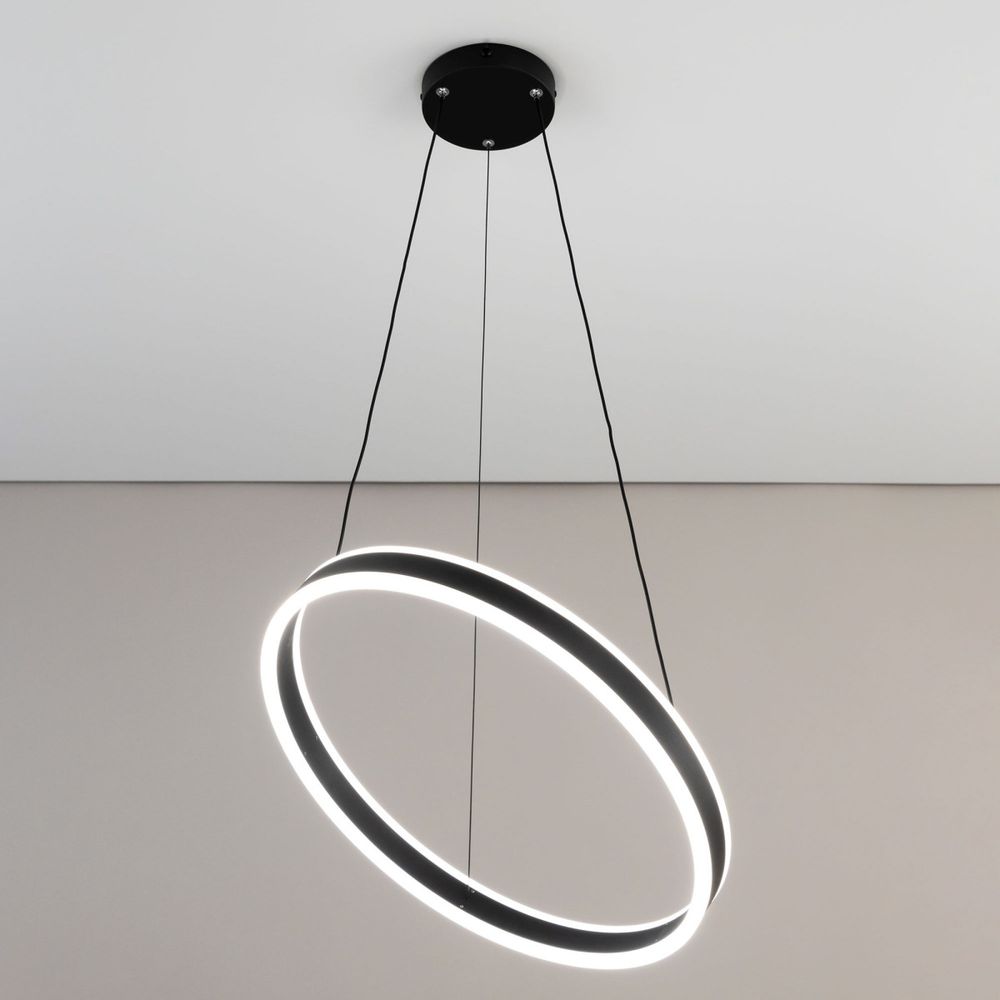 Citilux Дуэт CL719501 LED Люстра подвесная с пультом Чёрная