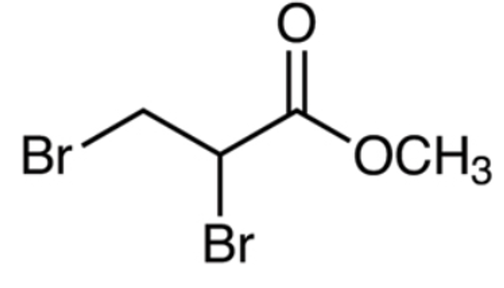 метил 2,3-дибромопропионат - формула