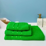 Полотенце махровое 50*80см «Comfort» цвет нефритовый 06-045, плотность 300гр/м2 TJ, с петелькой-подвесом