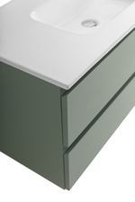 Тумба с раковиной подвесная BelBagno KRAFT-1000-2C-SO-VO Еловый матовый, раковина белая BB1000ETL