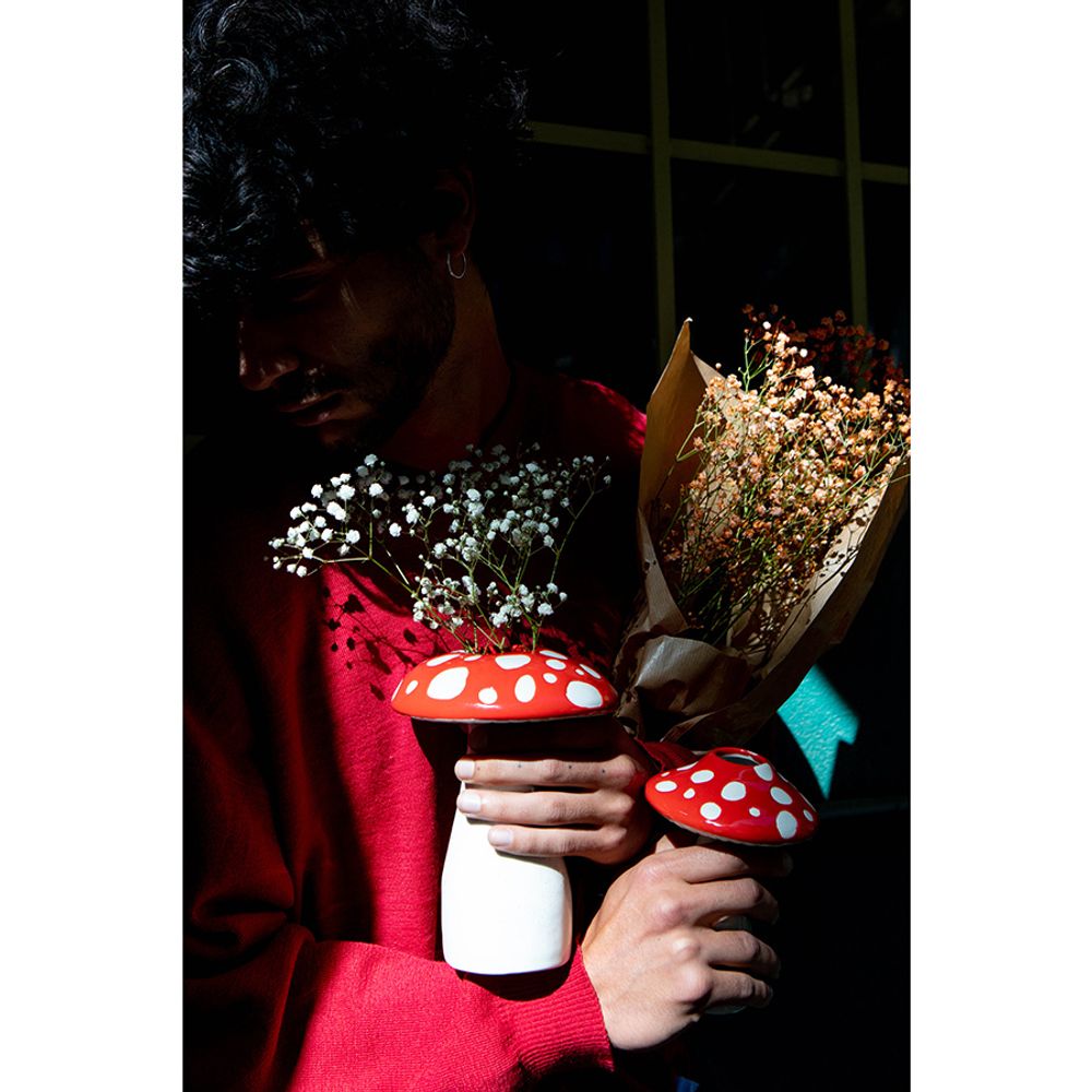 Ваза для цветов Amanita, 15 см