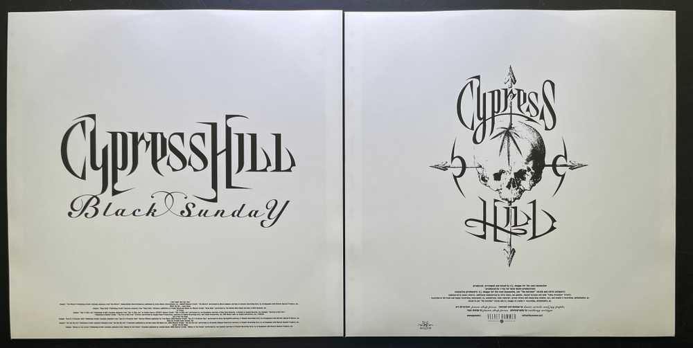 Cypress Hill ‎– Black Sunday 2LP (Европа 2018г.)