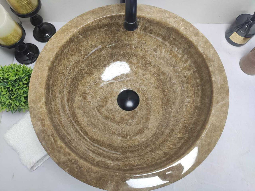 Раковина из оникса Bowl Sunset Medium BO-60012 45*45*17