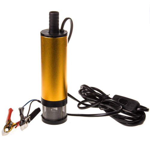 Насос для перекачки топлива (солярки) 12 В 30л/мин с фильтром D=51 мм Skyway