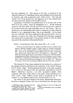 The Psalms in Greek according to the Septuagint, with the Canticles | Henry Barclay Swete