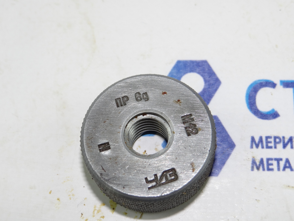 Калибр-кольцо М12 6g ПР ЧИЗ
