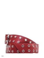 Ремень женский с двумя рядами люверсов