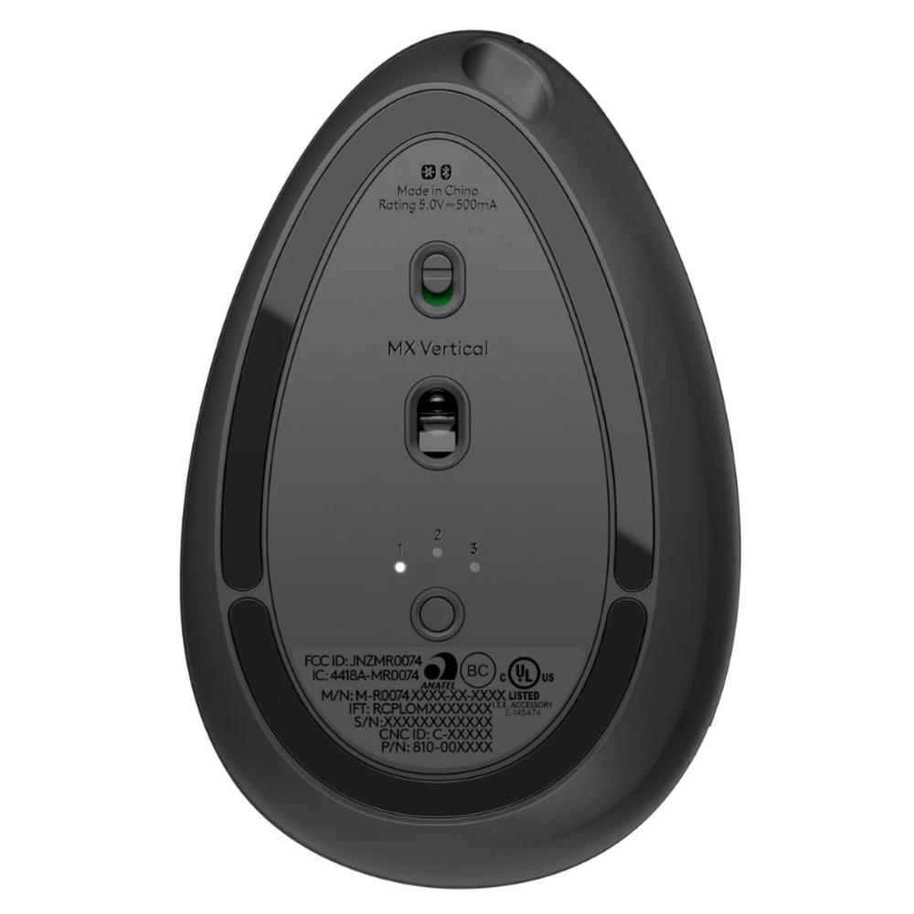 Мышь Logitech MX Vertical, Black (беспроводная 2.4 GHz, Bluetooth)