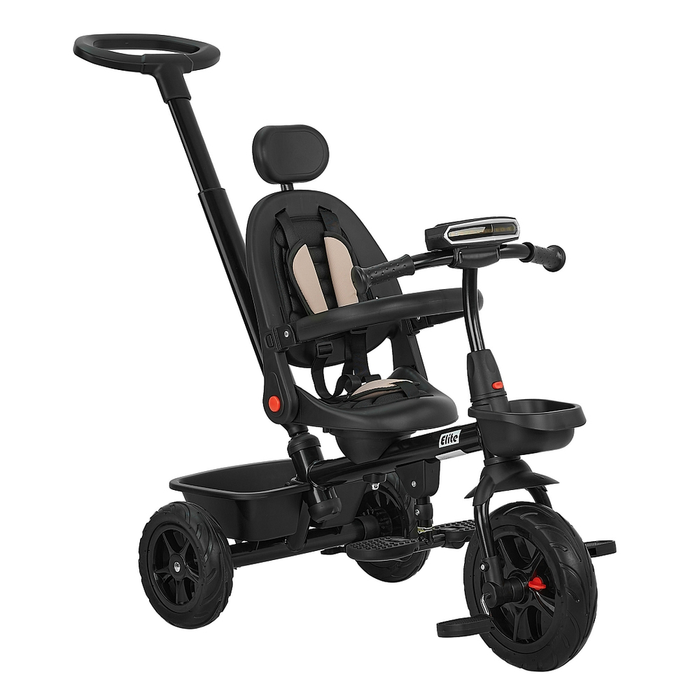 PITUSO Велосипед трехколесный Elite Beige/бежевый, 10"/8"