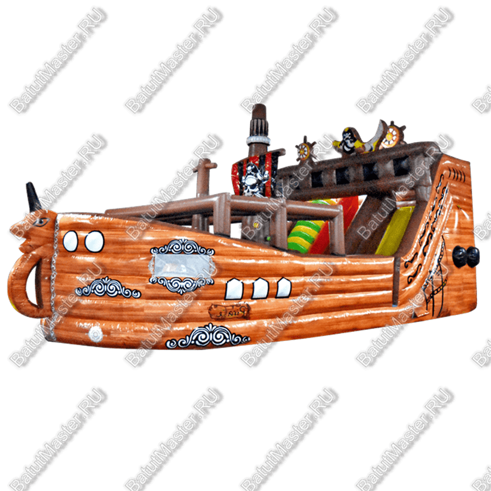 Надувной корабль "Весёлый Роджер Brown"