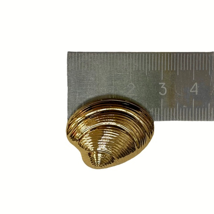 Пуговицы Декоративные металлические ''Ракушка'' 28 мм